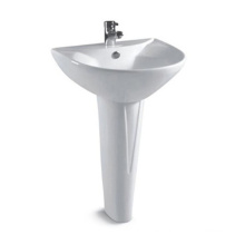 Hot Selling Ceramic Hand Wash Basin with Pedestal